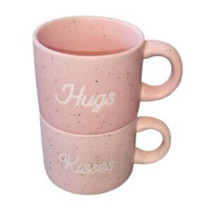Hugs and Kisses Stackable Mugs